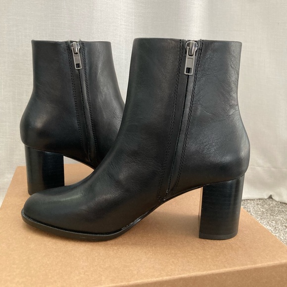 MADEWELL | Mira Side Seam Ankle Boot - Black leather - size 7 - Picture 9 of 9